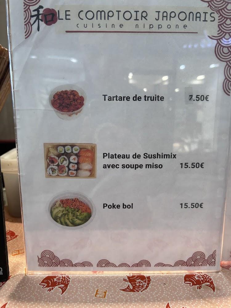 Le Comptoir Japonais (Sushi - Ramen) - Menu Image 4
